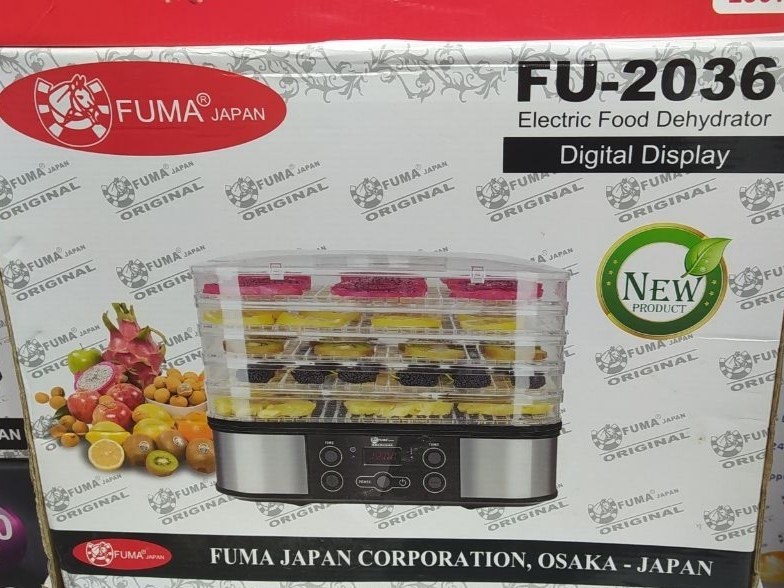 میوه و سبزی خشک کن فوما 250 وات 2036 ا Foma 2036 250 watt model Fruit and vegetable dryer